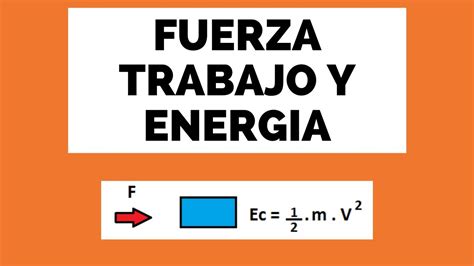 Fuerza Trabajo y Energía YouTube