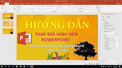 Hướng Dẫn Cách Thay đổi Background Trong Powerpoint 2016 Dễ Dàng Và