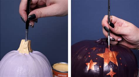 How to paint Halloween pumpkins