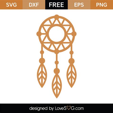 Free Dreamcatcher SVG Cut File Lovesvg