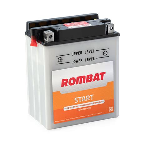 Baterie Moto Cu Intretinere ROMBAT RB14 A2 12V 14AH EMAG Ro