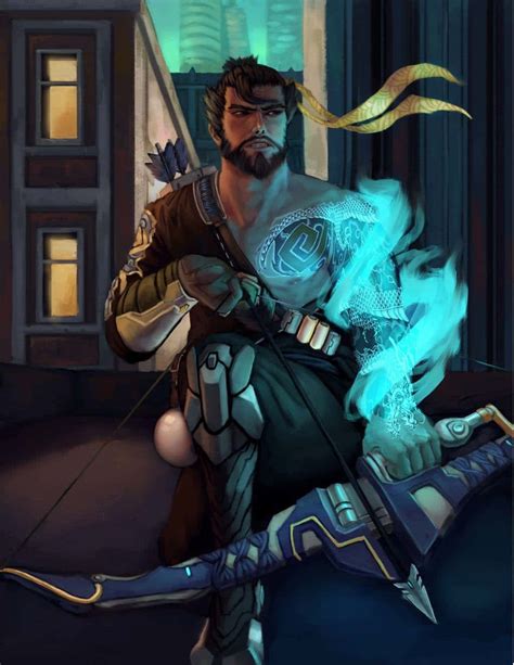 Download Arrow Unleashed Overwatchs Hanzo In Action Wallpaper