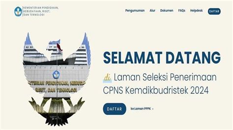 Link Pengumuman Hasil Seleksi Administrasi Cpns Kemendikbudristek