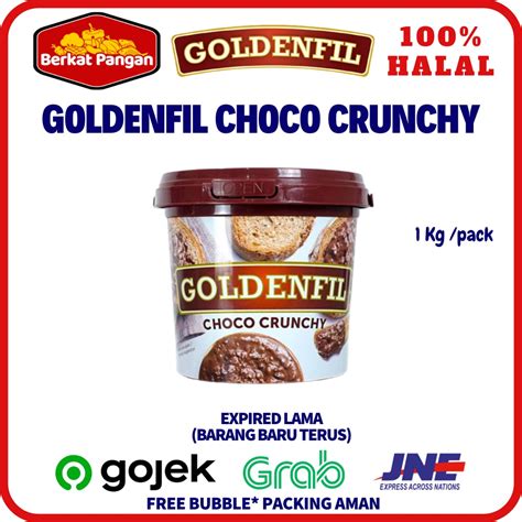 Jual GOLDENFIL Selai Choco Crunchy Dark Choco Hazelnut Cheese