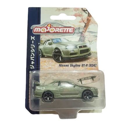 Jual Majorette Nissan Skyline GTR R34 Japan Series Hijau Kab