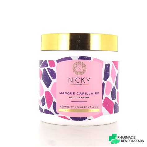 Nicky Paris masque capillaire collagène Cheveux fins dévitalisés