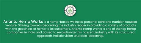 Ananta Hemp Seed Oil For Skin Hair Body I Virgin Cold Pressed Hemp