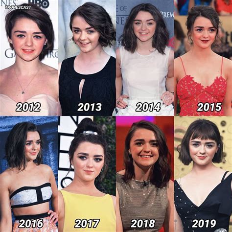 Game of Thrones cast ♡ on Instagram: “》 Maisie through the years ...