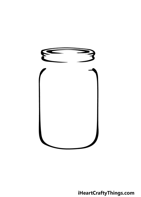 How To Draw An Easy Mason Jar Harris Tharang