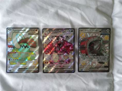 Lot De Cartes Pok Mon Ultra Rares Promos Destin Es De Paldea Eur