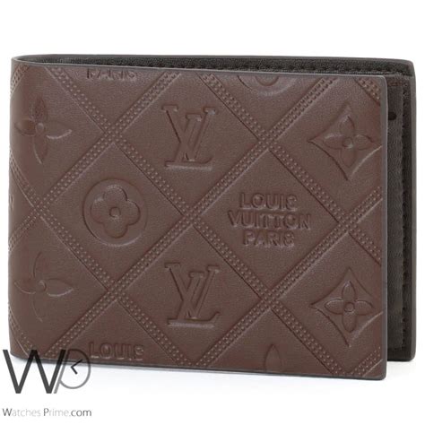 Louis Vuitton LV Wallet Brown For Men | Watches Prime