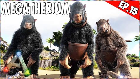 On Capture Le Megatherium Ark Survival Evolved Coop Ft Sasou