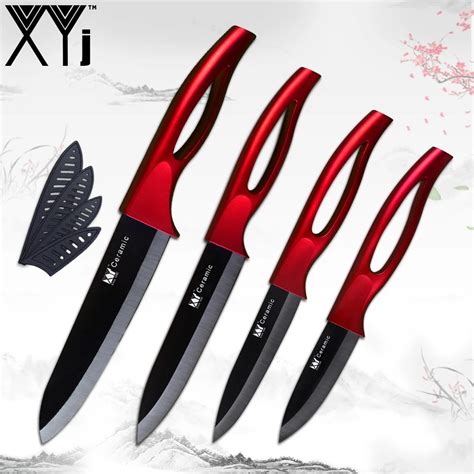 XYj Zirconium Oxide Ceramic Kitchen Knife Sets Meat Cleaver Fruit