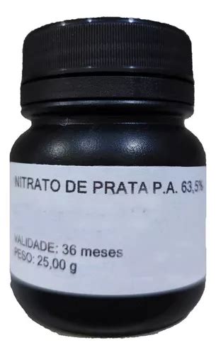 Nitrato De Prata Pa 25gr Parcelamento Sem Juros