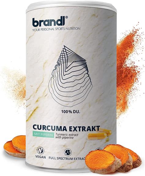 Curcuma Kapseln Mit Curcumin Aus Vollspektrum Kurkuma Extrakt Plus