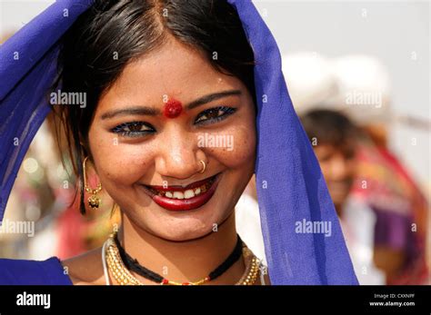 Woman Portrait Pushkar Rajasthan India Hi Res Stock Photography And