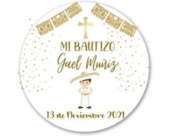 Mi Bautizo Stickers Charro Etsy