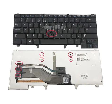 New Laptop Backlit Keyboard Layout For Dell Latitude E E E