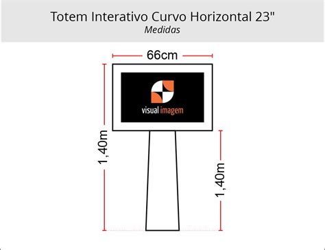 Aluguel De Totem Interativo Horizontal Curvo 23