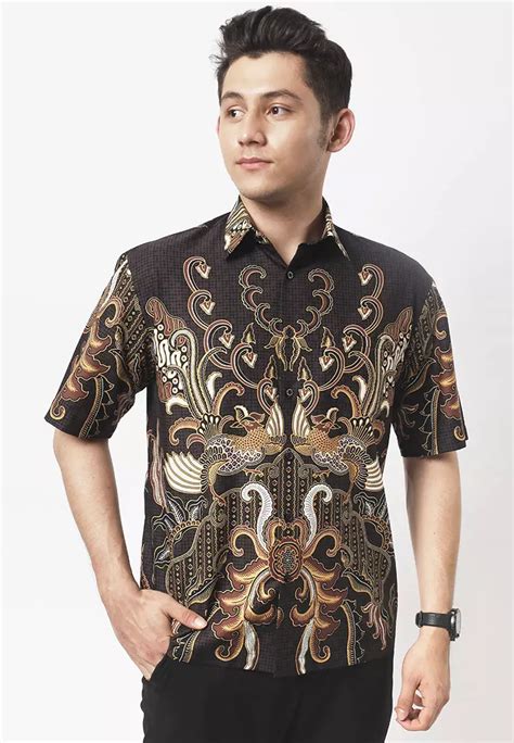 Jual Batik Solo Batik Solo Caya Dana Men Shirt M Original