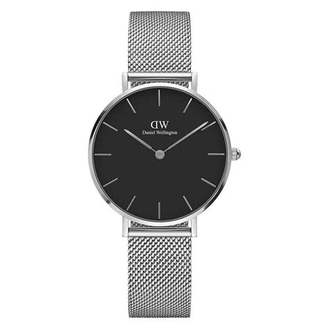 Daniel Wellington Classic Petite Sterling Silver 32mm Watches From