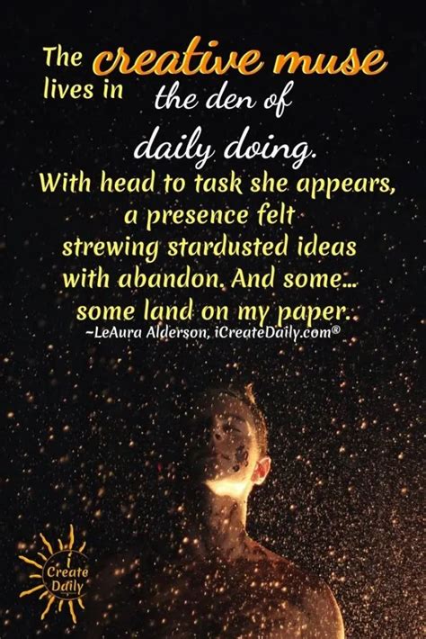 The Creative Muse Lives in the Den of Daily Doing - iCreateDaily ... 