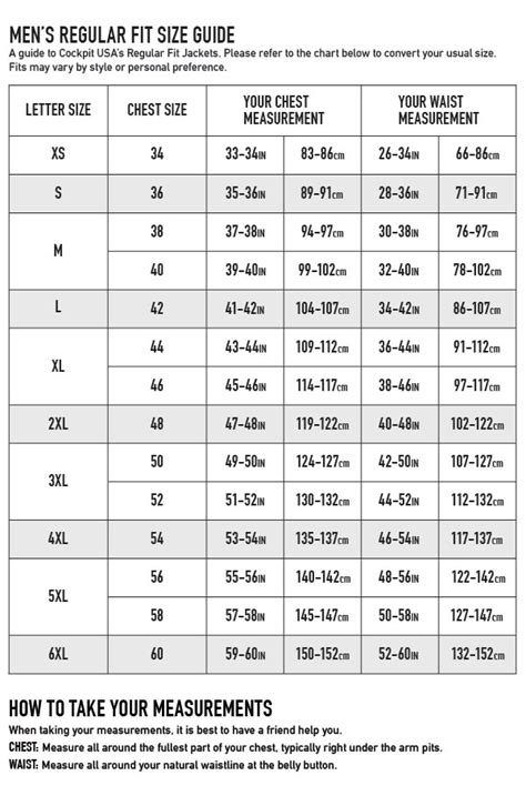 Men S Xl Size Guide At Douglas Hicks Blog