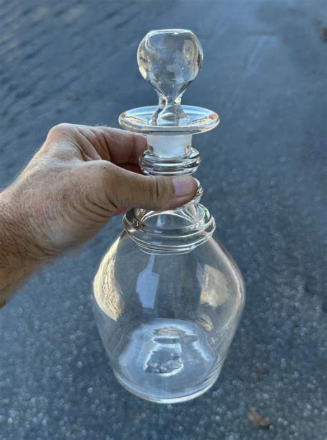 American Blown Glass Decanter C1800