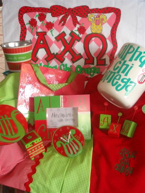 Decor 2 Ur Door Alpha Chi Omega Sorority Dorm Bedding And Accessories