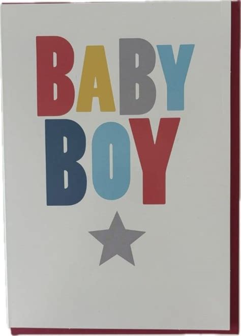 Kartka Okazjonalna BABY BOY Cardfactory Inna Marka Sklep EMPIK