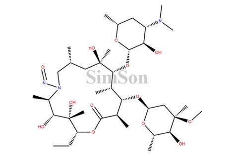 N Nitroso Azithromycin EP Impurity A CAS No NA Simson Pharma Limited