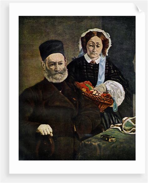 Portrait Of Monsieur And Madame Auguste Manet Posters Prints By