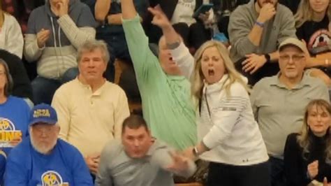 Over Eager Mom Cheers On Her Son During Wrestling Match YouTube