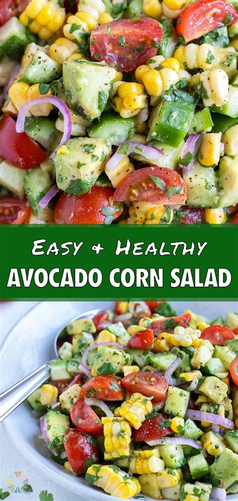 Easy Avocado Corn Salad Recipe Evolving Table Recipe Side Dishes