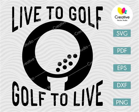 Golf Svg Bundle Quotes Cut Files Creative Vector Studio