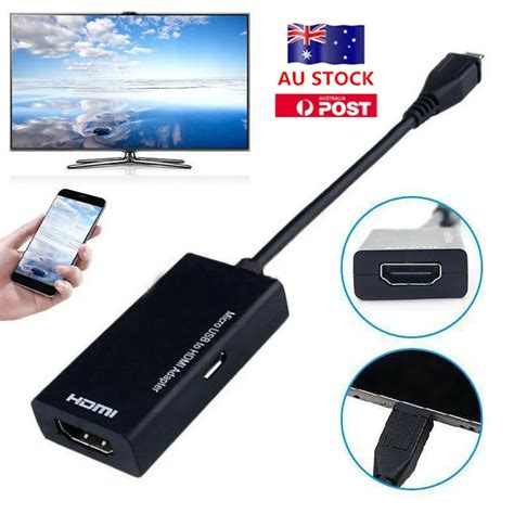 Universal Mhl Micro Usb To Hdmi Cable 1080p Hd Tv Adapter For Android