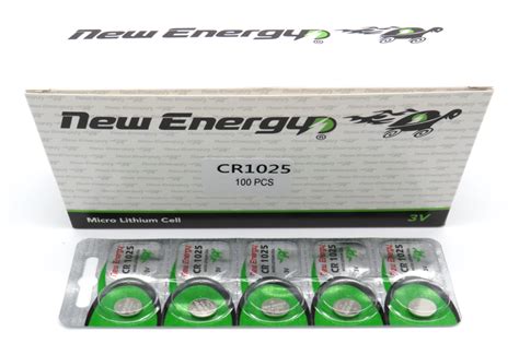 PILAS NEW ENERGY CR1025 Colbateries S A