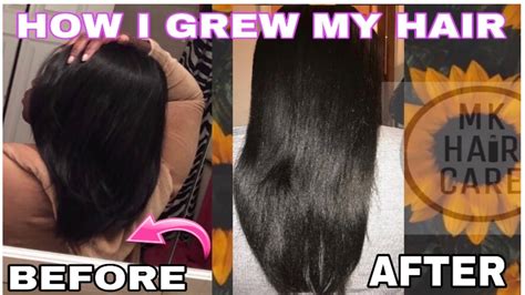 How I Grew My Natural Hair Youtube