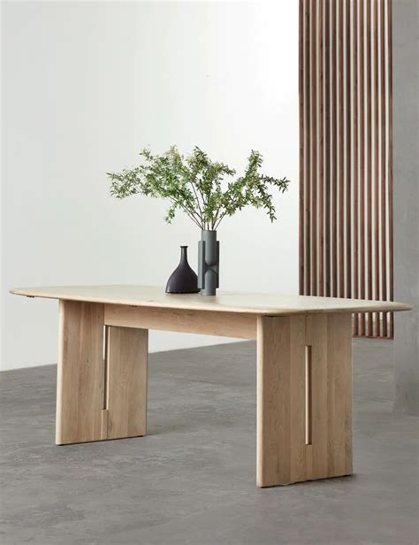 Henrik Dining Table Light Wood Dining Table Wood Dining Room Table