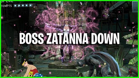 Injustice Mobile Boss Zatanna Down Rewards Taste Of Evil Heroic