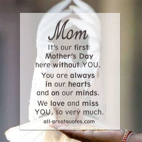 Mother S Day Without Mom Quotes Shortquotescc