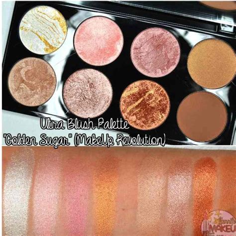 Revolution Ultra Blush Palette Golden Sugar Blush Contour