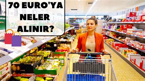 ALMANYA DA HAFTALIK MARKET ALIŞVERİŞİ 70 EURO YA NELER ALINIR