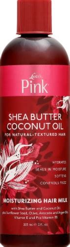 Luster S Pink Shea Butter Coconut Oil Moisturizing Hair Milk Fl Oz