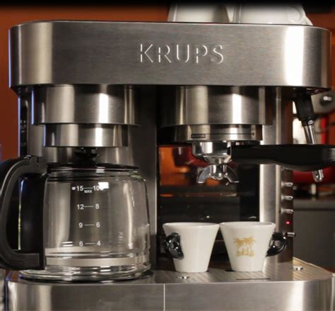 Krups Xp604050 Combi Espresso Machine And 10 Cup Coffee Maker Whole Latte Love