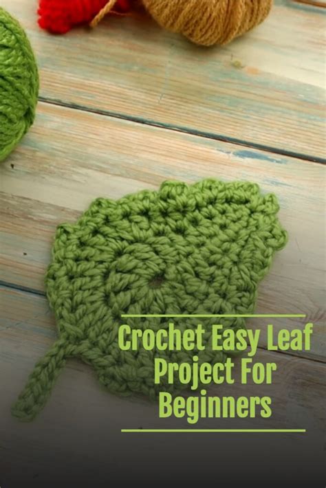 Minute Crochet Leaf