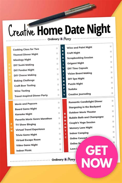 Creative Home Date Nights 40 Unique And Fun Ideas For Date Nights At