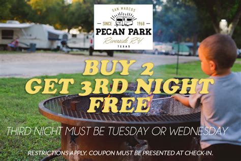 Coupons Pecan Park Riverside Rv Park