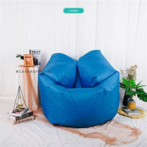 Jual Cargo Casha Round Bean Bag Large Bahan Waterproof Plus Isi