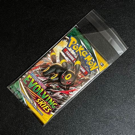 Booster Pack Sleeves For Modern Day Pokemon Ptcg Tcg Packs Perfect Fit